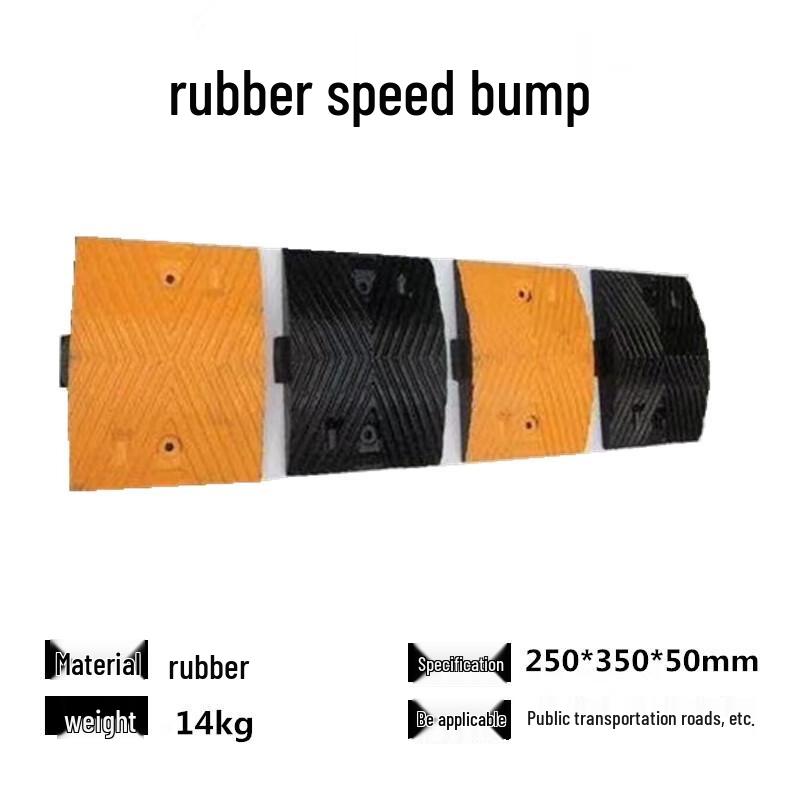 Brangdy Rubber Speed Bump 250x250x50mm
