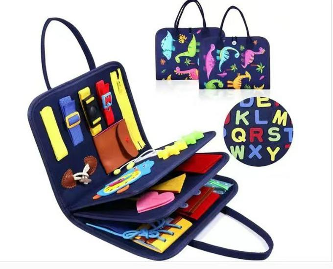 New Felt Busy Board for Children's Early Education and Cognitive Development