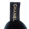 Excellent CHANEL Short Boots Black Leather Women 36 20B G36416 Used