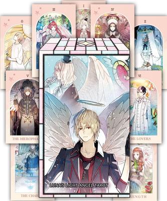 Product with Japanese Dark Angel Light Angel Tarot Set DARK ANGEL LIGHT ANGEL TAROT Tarot Card Rider Version Compliant [Genuine Booklet] Luna's &