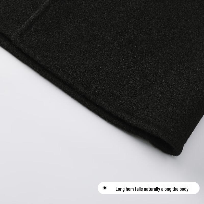 FivePlus Women's Mid-Length Wool Blend Lapel Coat