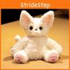 Simulated White German Cat Cartoon Plush Toy Doll  For Gift And Decoration