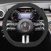 Suede Car Steering Wheel Cover for Mercedes Benz E GLC CLE CLA CLS C B A T GLA SLC 260 200 300 400 220 350 250 180 Accessories BG1