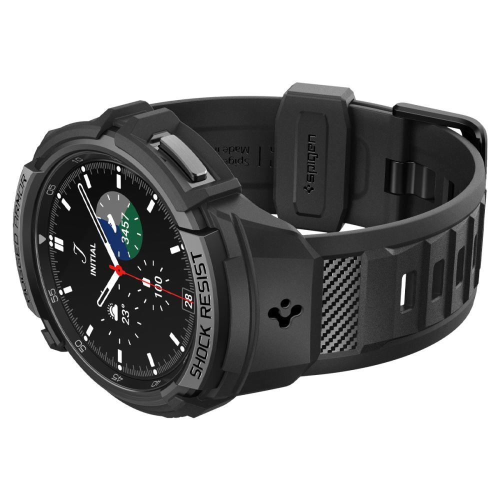 Spigen Rugged Armor Pro Galaxy Watch 6 Classic (47 Mm)  Black