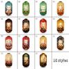 Japanese Traditional Cloth Lantern Ukiyoe Hanging Lanterns Restaurant Izakaya Sushi Cuisine Shop Decoration Advertising Sign