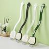 Brosse de bain à long manche, brosse de nettoyage du dos double face, poils doux, brosse de douche, exfoliant pour le corps pour la salle de bain à domicile