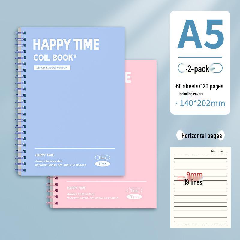 Coil-Bound B5 Notebook: Simple, High-Value for College & Junior High Students