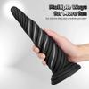 New Style Large Soft Dildo with Anal Plug for Women's Masturbation  Using Fist Glue To Expand The Anus