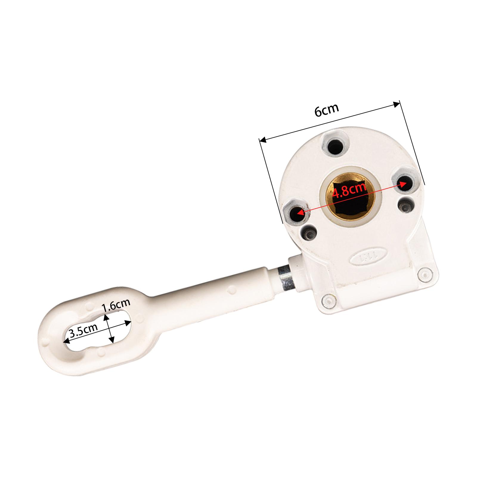 

Уличный тент Редуктор с ручкой Универсальный Легко монтируется Прочный Привод Червячная передача Балконный тент Червячная передача Уличный Дождевой навес белый