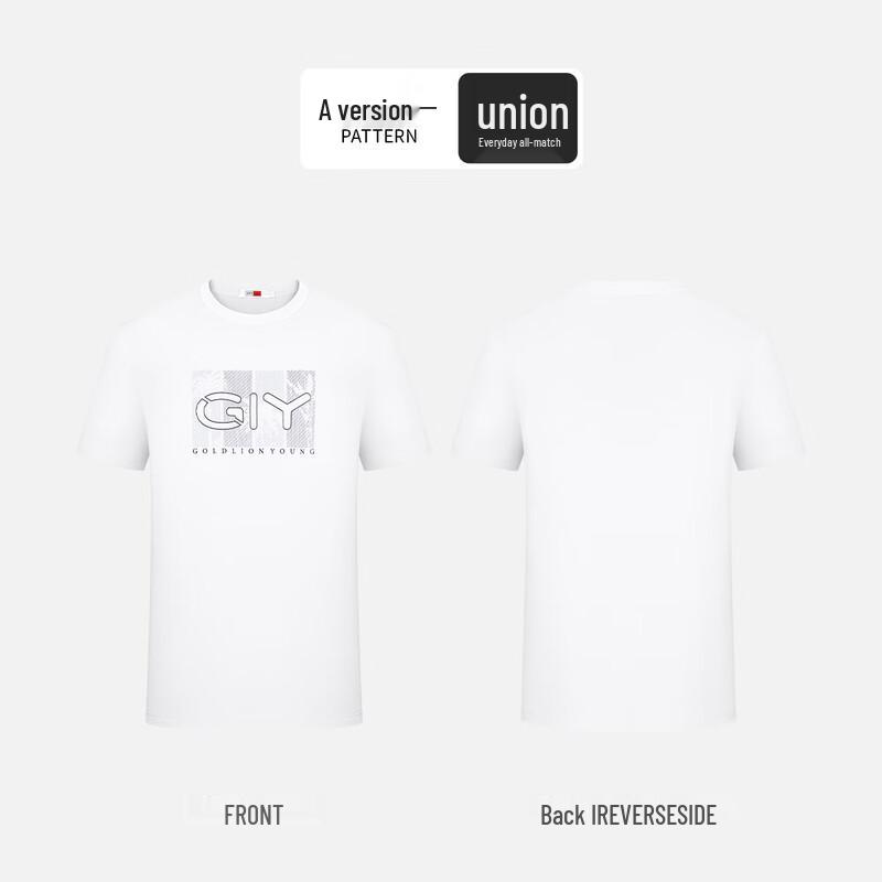 Goldlion Men's Casual Round Neck Short Sleeve T-Shirt