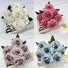 Romantic Rose Artificial Flowers For Wedding And Photography Backdrops