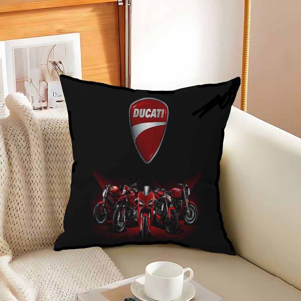 D-Ducati Motorcycle LOGO Cushion Cover Inches Farmhouse Decor Home Throw Pillow Covers for Couch Decorations