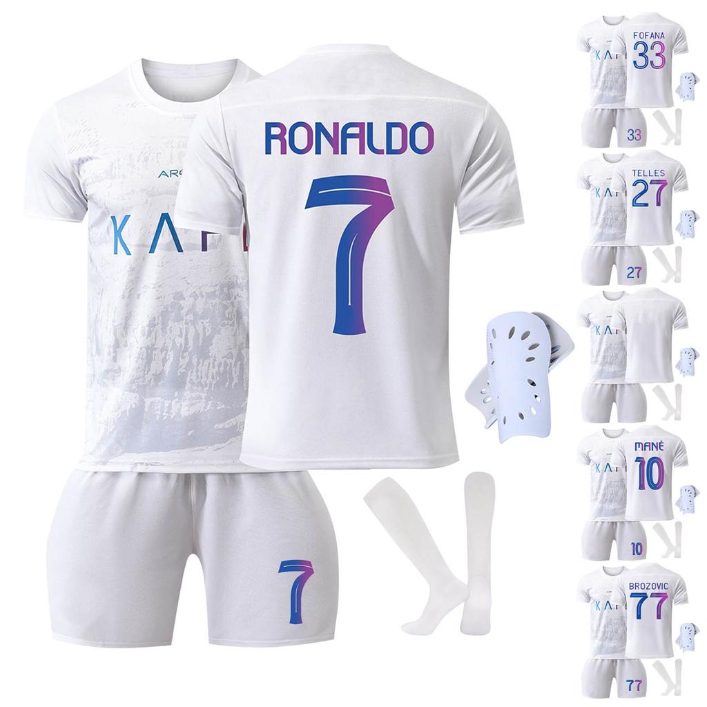 2324 Football Jerseys Shorts Socks Set New Season Shorts Socks Kneepad Adult Sizes Outfits