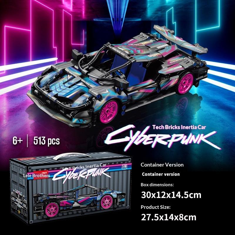 

Совместимо с конструктором Lego Гоночные автомобили Детский пазл Сборка Мелкие детали Мальчики Машина Игрушки для начальной школы