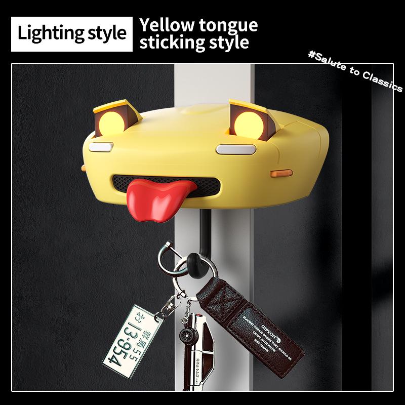 AE86 Pop-Up Headlight Key Hook: Decorative Wall Hanger & Creative Toy Car Model