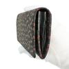 Inden Long Wallet Bundle Q with Coin Purse Deerskin Black X Red Lacquer Dragonfly Pattern [Indenya] 2308-21-008