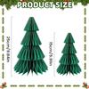 Christmas Paper Tree 8-Piece Table Centerpiece 3D Paper Christmas Trees For Holiday Winter Home Office Kitchen Room Farmhouse