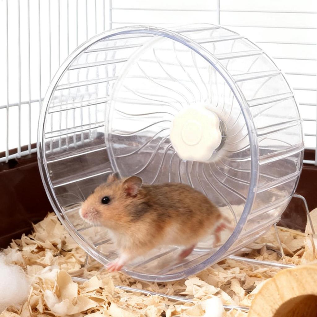 Hamster Running Sport  Running Wheel Double-Bearing Silent Cage Spinner Gerbil Small Animals Running Wheel Pets Accessories