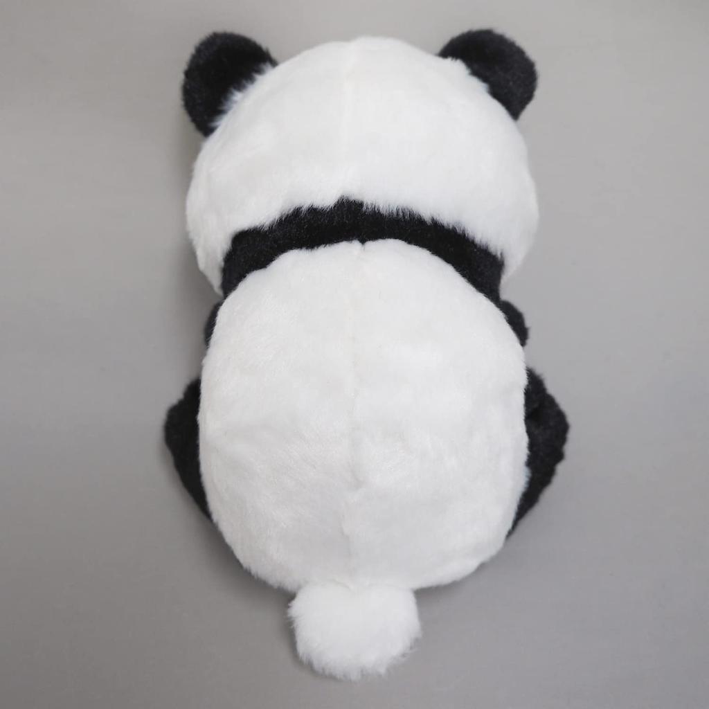 Sanei Boeki Original Kyunkoro Panda Plush Toy, W10 x D12 x H12cm, Animal