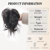 Synthetic Curly Chignon Women Hair Bun with Claw Clip Heat Resistant Updo Cover Hairpiece Extensions Accessories