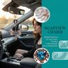 Angel Wing Cross Car Hanging Ornament Guardian Blessing Auto Accessory for Rearview Mirror Pendant Women Car Interior Decor