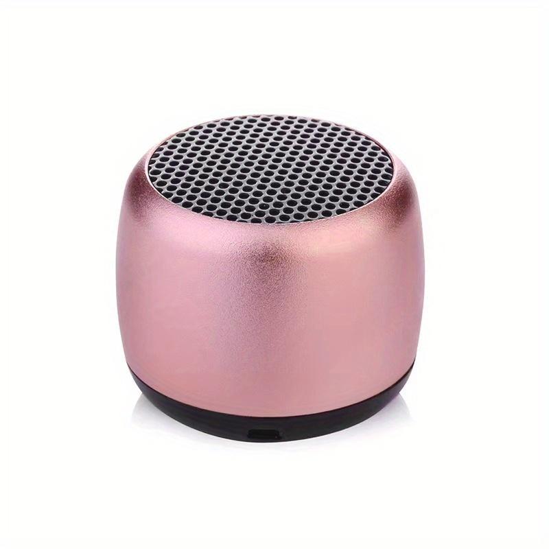 

Mini Wireless Speaker M1 with Subwoofer, Portable BluetoothSpeaker Stereo HiFi Sound, Small but Powerful Bass for Outdoor Sports рожевий