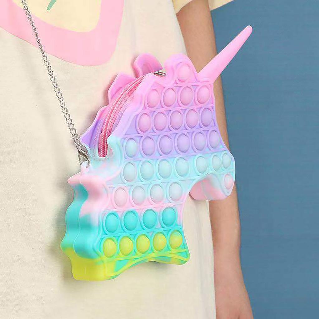 Empurre o saco do pendente do brinquedo, brinquedos do alívio do esforço do brinquedo da bolha para crianças adultas