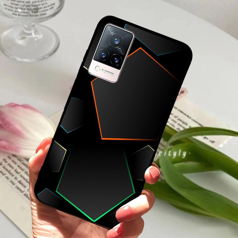 For vivo V21 5G 4G V21E Case Soft Silicone Phone TPU Coque Cover for Vivo V21E v21 V 21e 21 V2050 V2061 Protective Fundas Shell