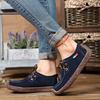 2025 Autumn Korean Edition New Lace Up Women's Shoes Casual Flat Bottom Large Loafer High Quality Casual Shoes Shoes for Women