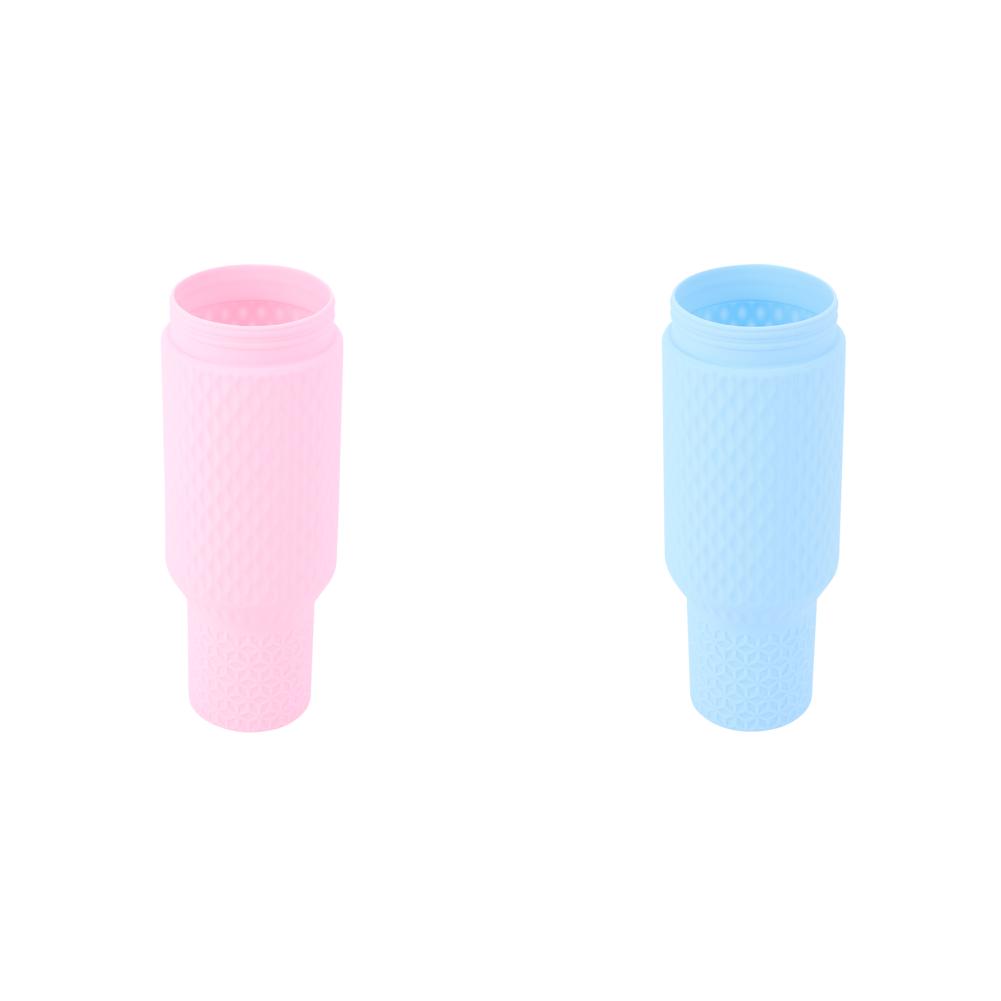

Water Bottle Liner Silicone Water Cup Lining for Stanley 40oz Tumbler (Pink)