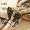 Elegant Butterfly Brooch Scarf Ring, Exquisite Clip, Buckle Durable Ring Stylish Pin for Scarves Shawls Fashion Styling Clip