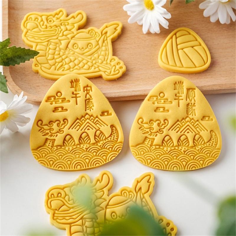 Beautiful Pattern Biscuit Crafting Embosser Funny Dessert Molds Celebration Cookie Stamp Alternative Shape Biscuit Molds