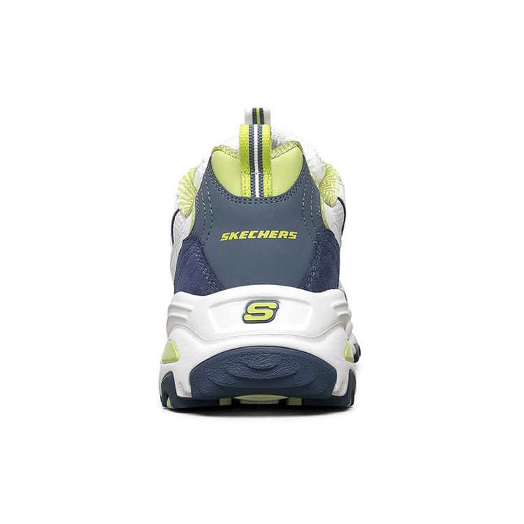 Skechers DLites 1.0 Panda Shoes Milk Tea Bear Sea Salt Lemon Comfortable Sports Thick Sole Casual Shoes Women Sneaker White Blue Green 13167-WNVL
