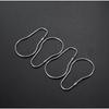 10/20Pcs 304 Stainless Steel Beadless Shower Curtain Hook Curtain Limpet Bathroom Accessories Hook Hoist Hook Hook