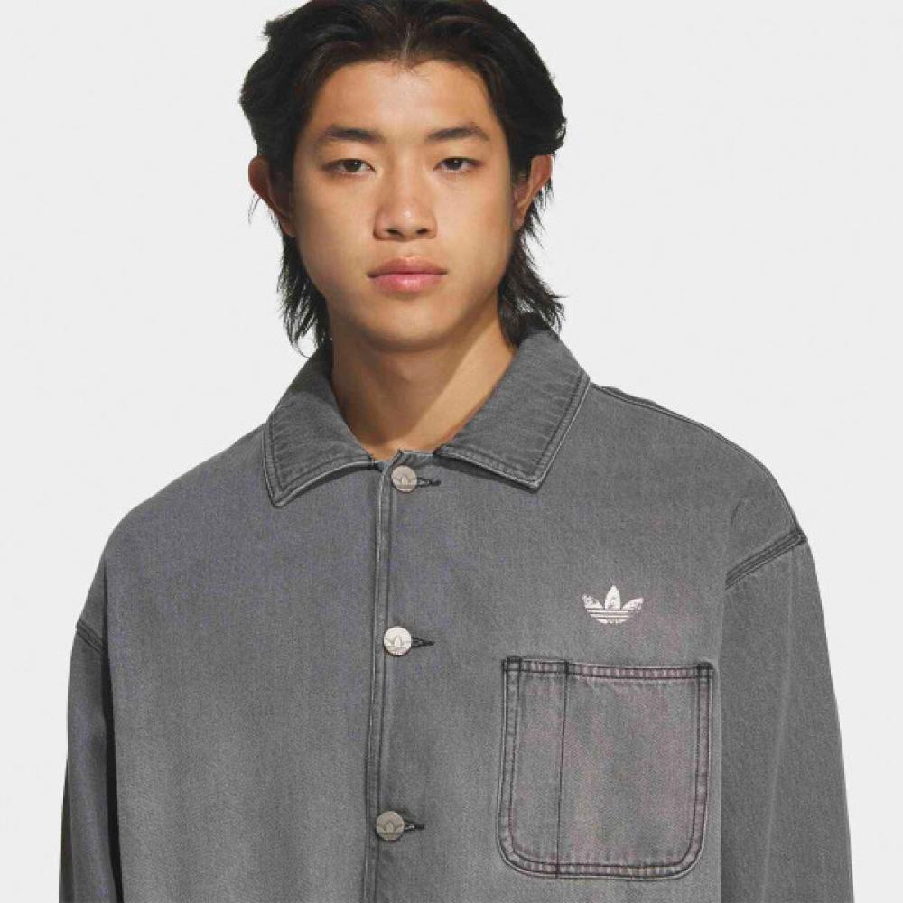 AdidaS Men S Vintage Denim Jacket Coverall Kr1036