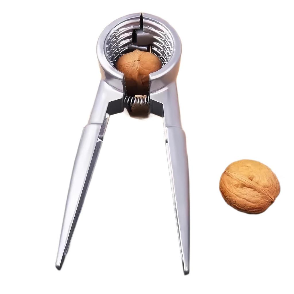 Multifunction Stainless Steel Nutcracker Opener & Peeler Kitchen Nutcracker Shell Clip Tool Clamp Plier Cracker