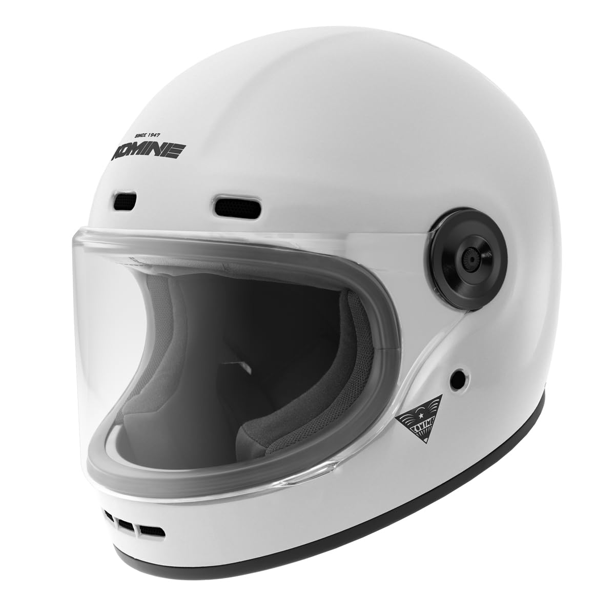 

KOMINE Neo Retro Full Face Motorcycle Helmet Pearl White M HK-190