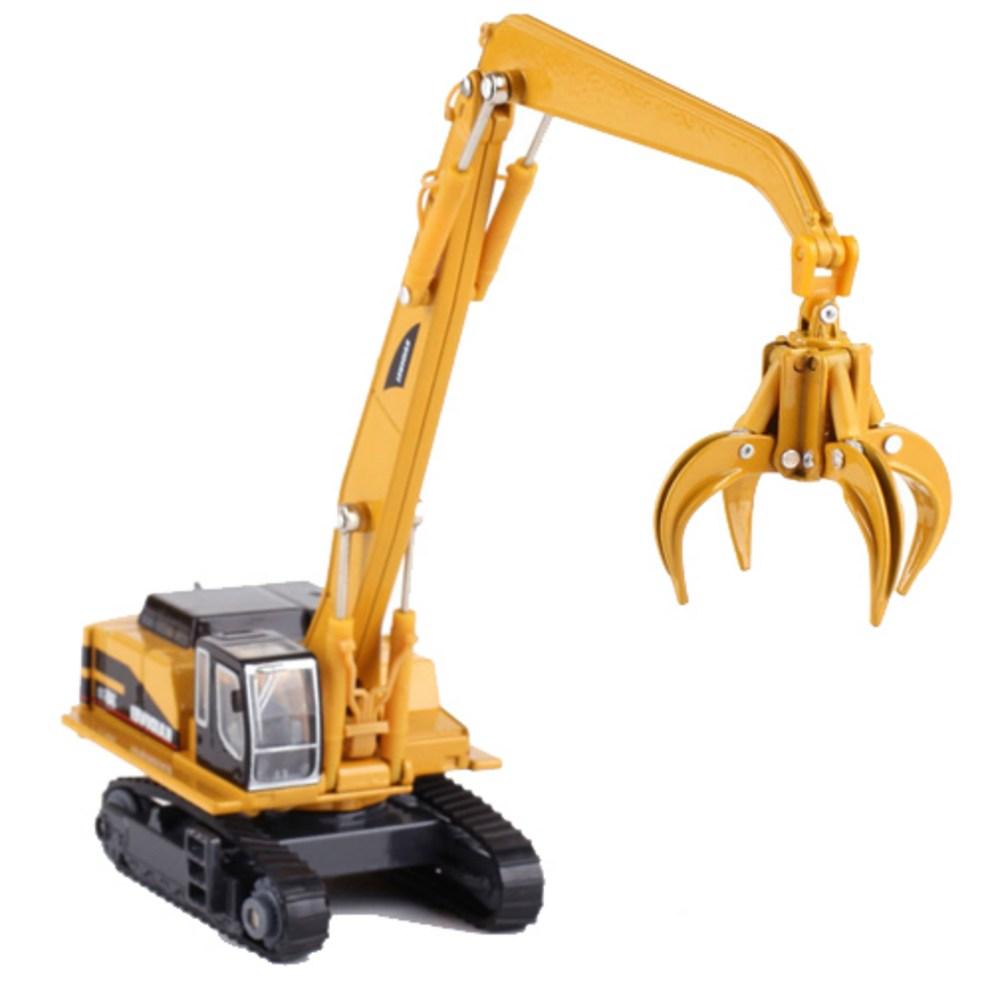 KDW 625010 Die-Cast Wheel Excavator Heavy Construction Vehicle Model