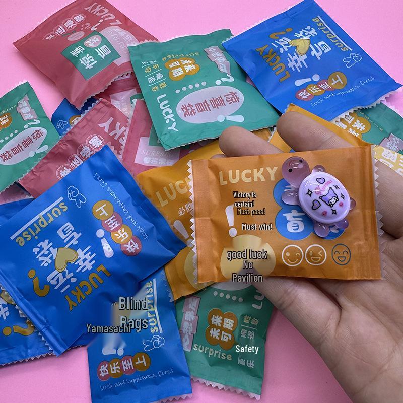 Luminous Baby Turtle Cartoon Resin Figurine DIY Unboxing Game Blind Box