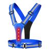 LED Adjustable Reflective Vest Running Equipment, 8-light High Visibility Reflective Running Equipment, Rechargeable