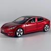 1:32 Model 3 Alloy Metal Diecast Model Car Sound And Light Pull Back Children Toy Car Collections Hobby Decoration Holiday Gifts