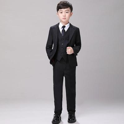 Anzug für Jungen und Kinder, hübsche britische Walk-Show-Kleidung im westlichen Stil für Kinder, verwestlichtes Speech-Anzug-Set für Moderatoren von Mittelschülern