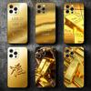 Feines Goldmuster Druck Weiche Handyhülle für iPhone 16 16E 17 Air 15 Pro Max 14 Plus 13 Mini 11 12 7 Schwarze Hülle Rückschale