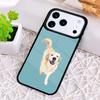 Cartoon Golden Retriever Dog Phone Case for iPhone 17 Air 16 15 11 12 14 13 Pro Max Shockproof Cover