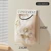 Wall-Mounted Kitchen Trash Bag Organizer - Large Capacity Velcro Mesh Holder
