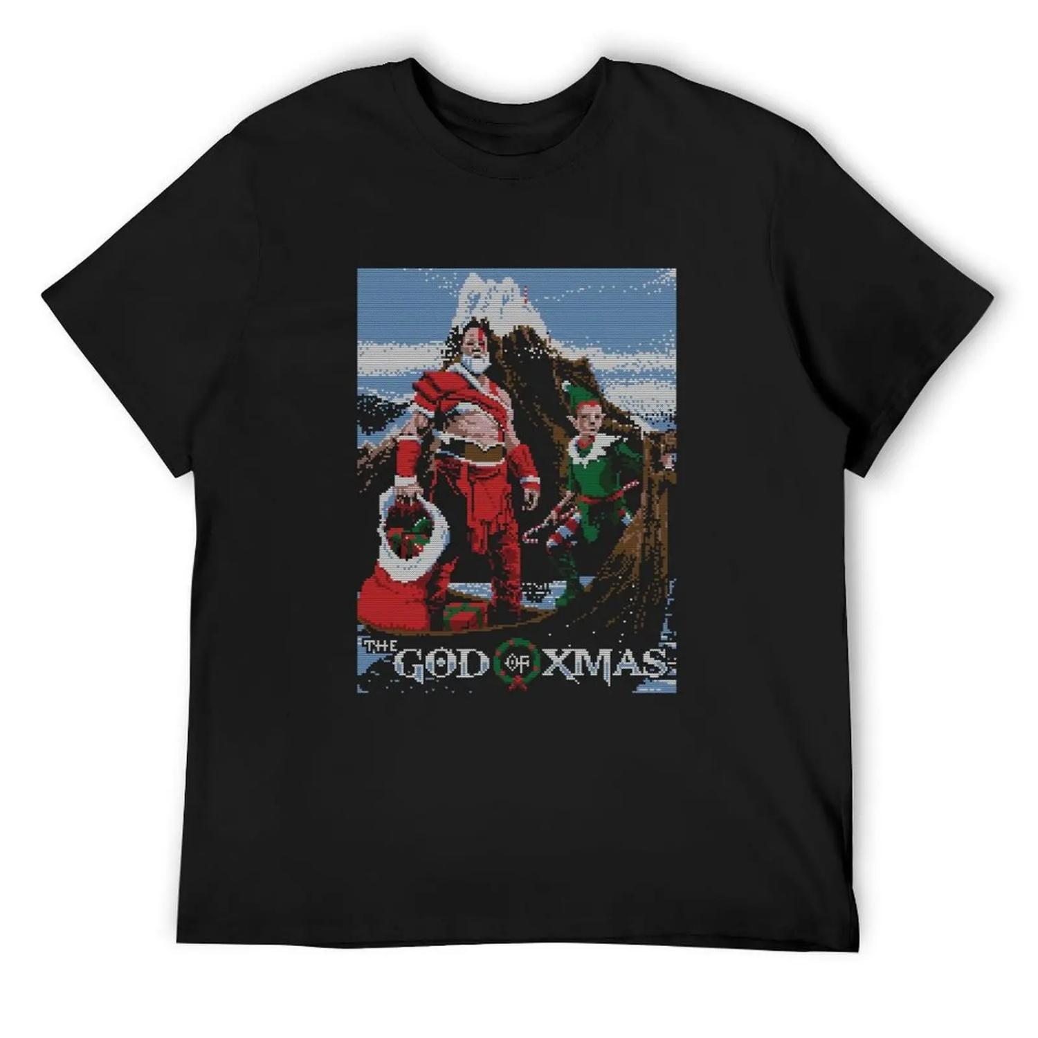 God of Xmas T-Shirt designer shirts new edition quick-drying mens funny t shirts S