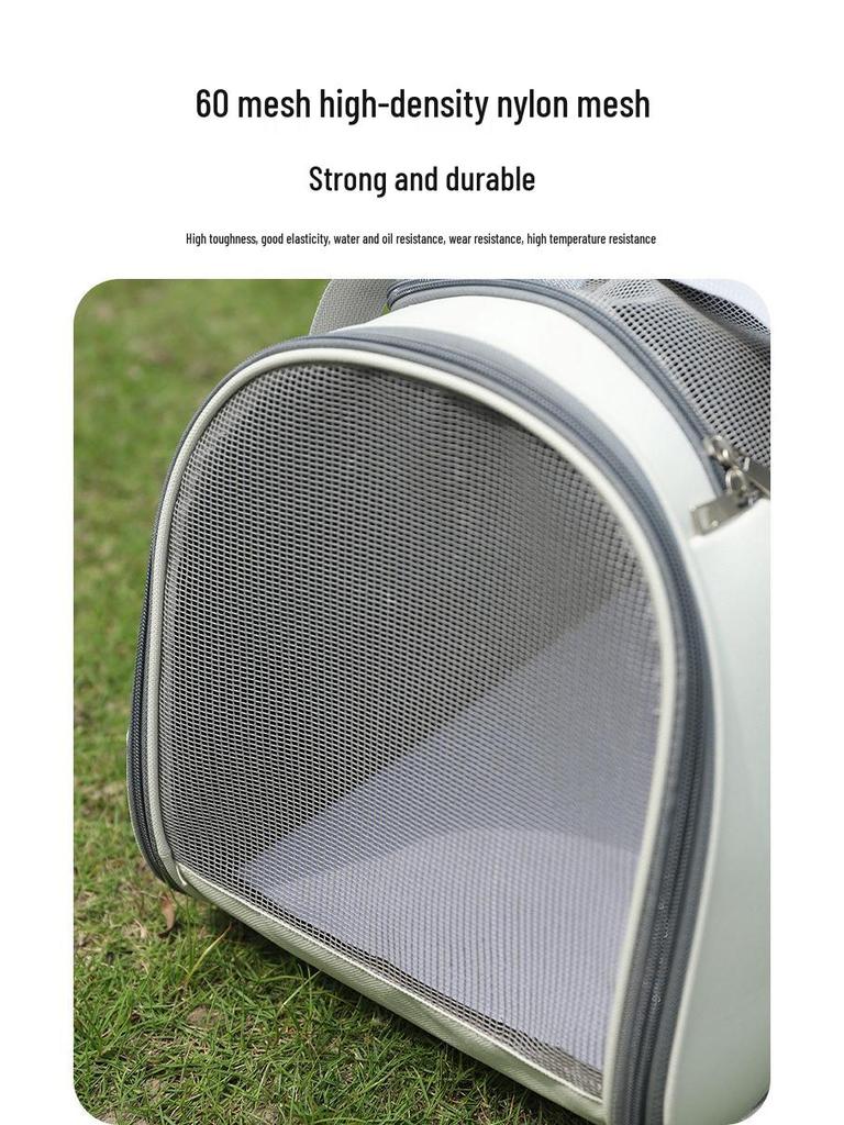 Breathable Cat & Puppy Carrier Backpack: Portable, Anti-Stress Crossbody