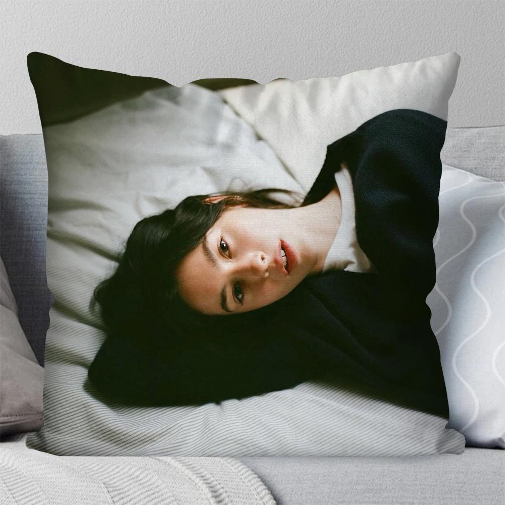Singer Gracie Abrams Hot Music Pillow Case Square Pillow Bedroom Sofa Leisure Comfort CushionLiving Room Home Decoration 40X40