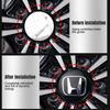 4Pcs 56mm Car Wheel Center Emblem Sticker Hub Cap Badge For Honda Mugen Power TypeR Jazz City Civic Accord FIT HRV XRV CRV GK5