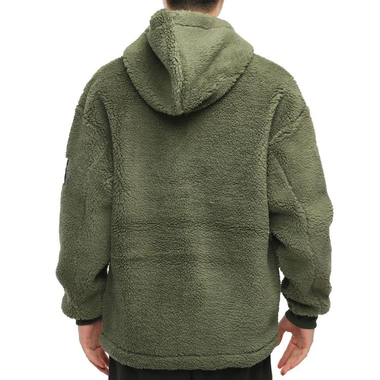 Puma Warm Fleece Sporty Hooded Jacket Men Jackets Green 530271-64